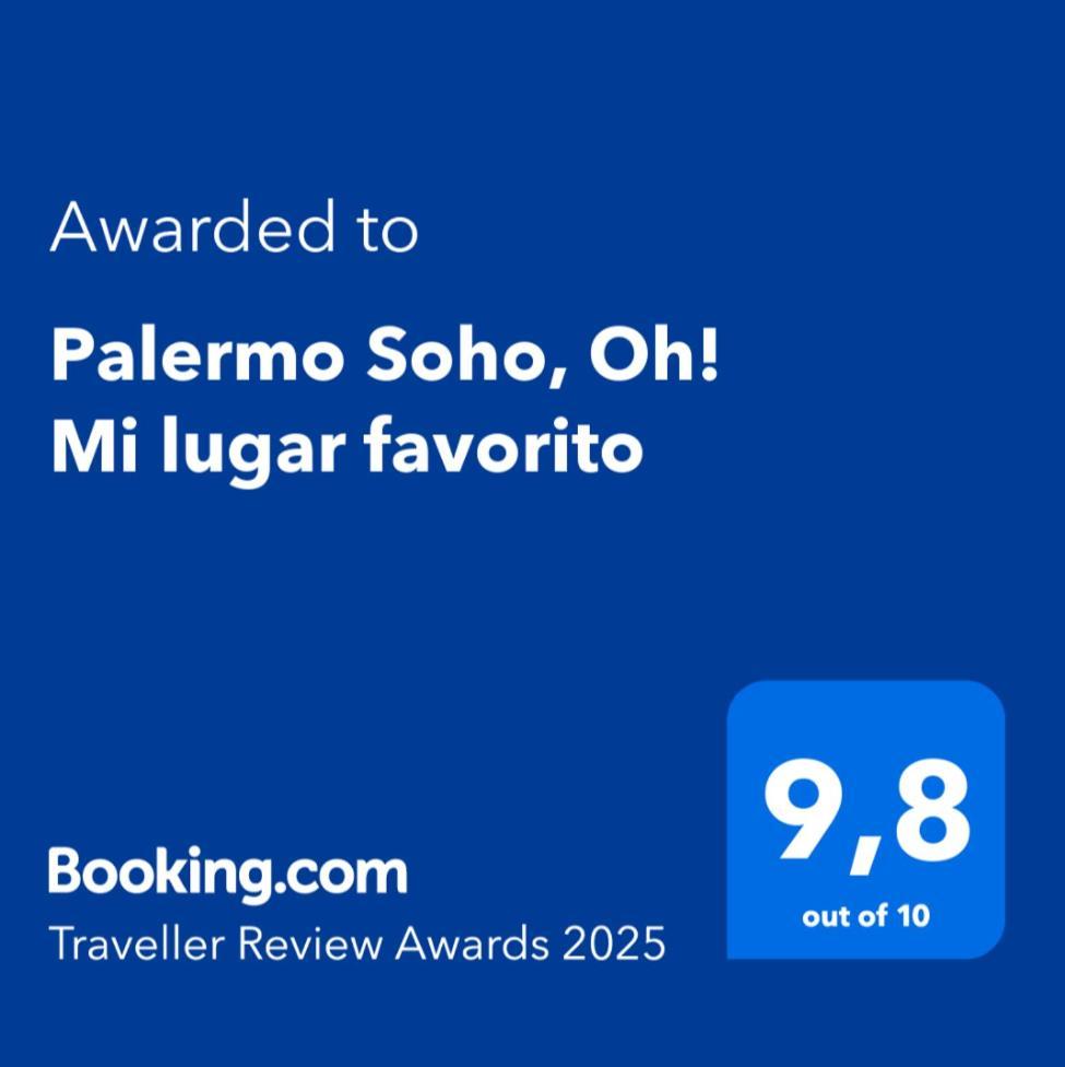 Palermo Soho, Oh! Mi Lugar Favorito Apartman Buenos Aires Kültér fotó